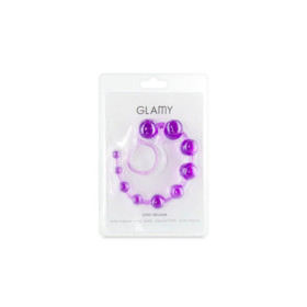Chapelet anal souple violet 